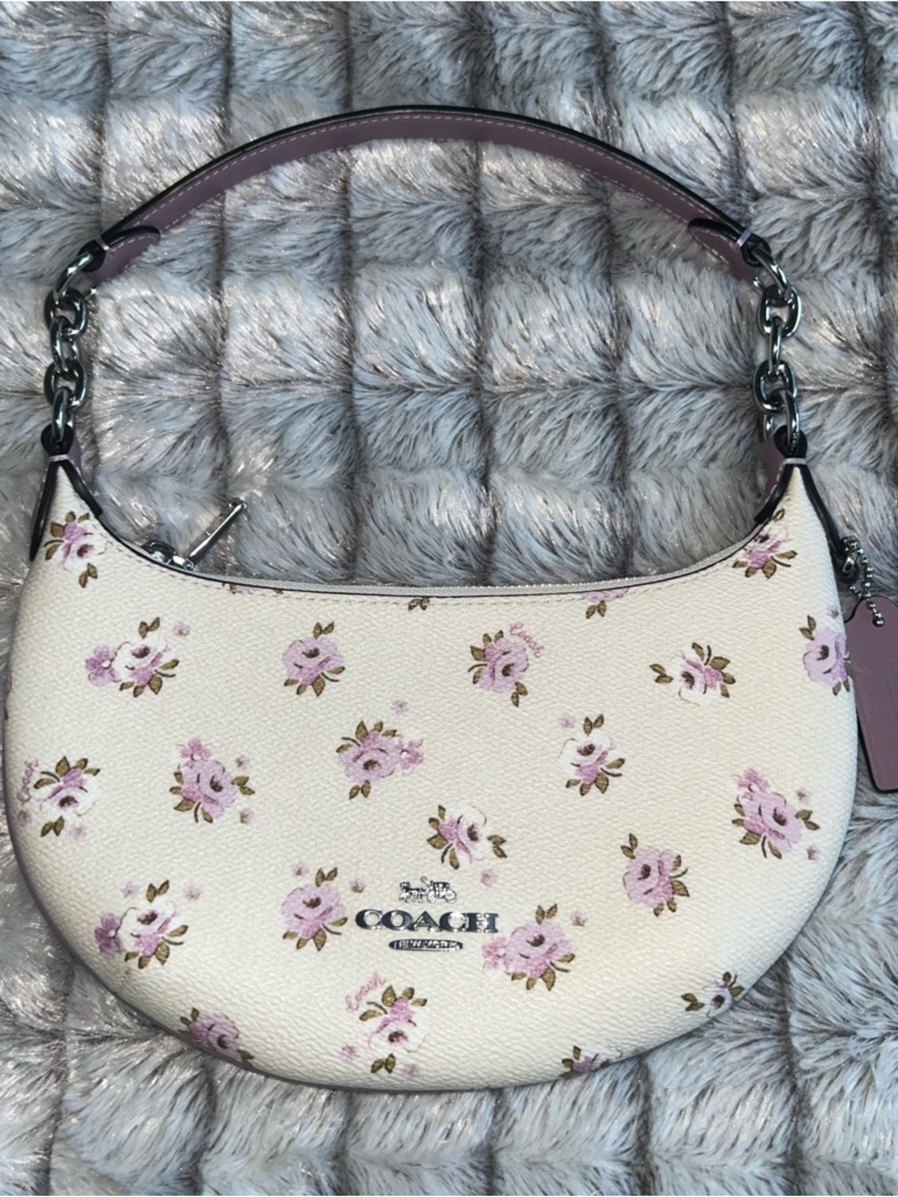COACH Floral Print Mini Payton Shoulder Bag - Picture 2 of 6